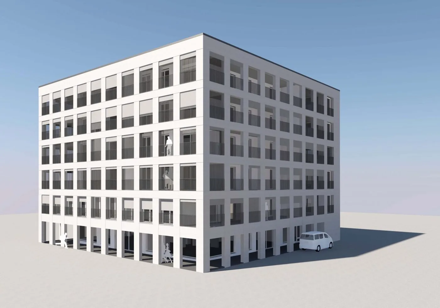 MFH mit Gewerbeflächen «ISA-HOF» — Referenzprojekt von Giovanoli Gebäudetechnik