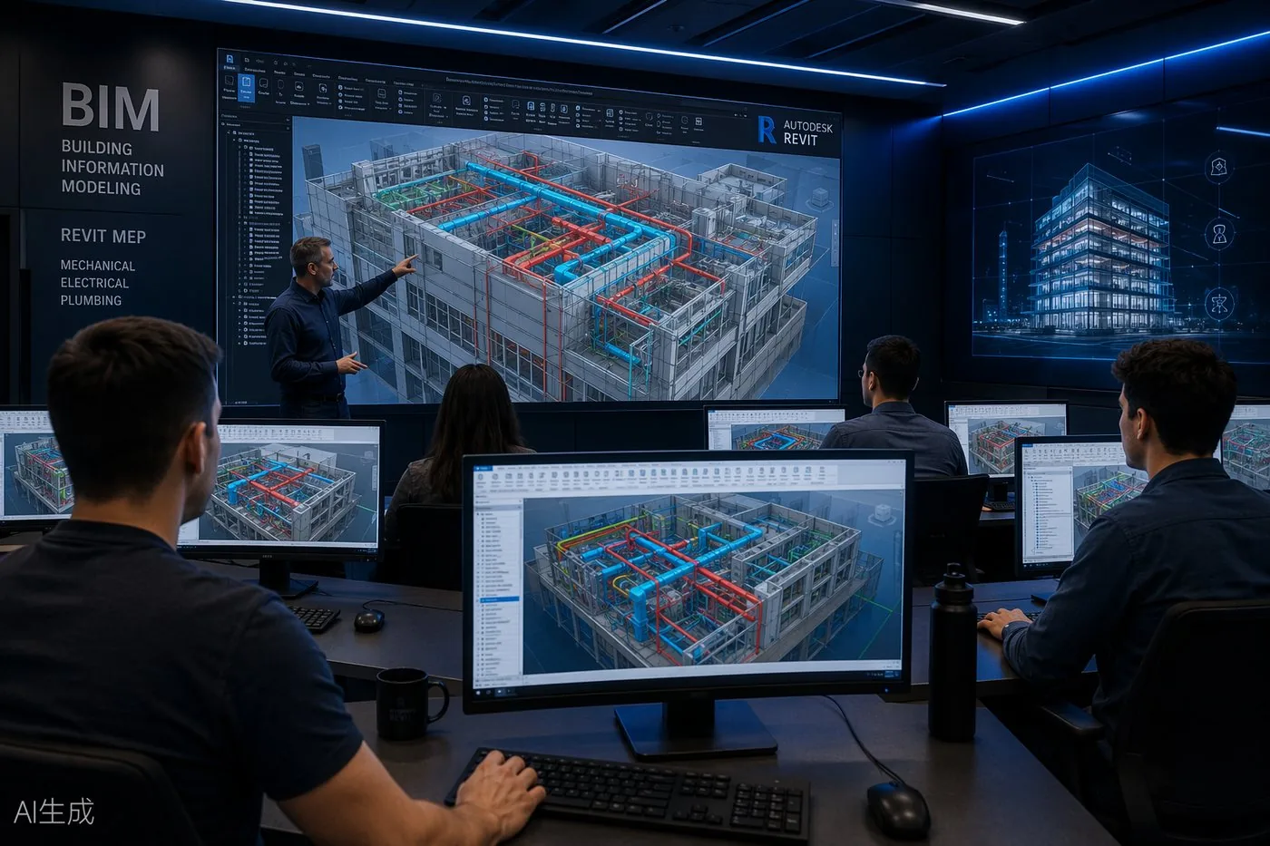Revit-Schulung von KoKua CAD, der Schulungsmarke der Giovanoli Gebäudetechnik GmbH